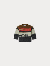 Load image into Gallery viewer, Almire jacquard sweater with horse landscape
