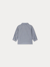 Load image into Gallery viewer, Mico striped shirt in organic cotton poplin
