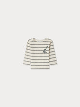 Load image into Gallery viewer, Tourbillon T-shirt with Guitar embroidery in organic cotton
