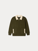 Load image into Gallery viewer, Martin cardigan with zipper in organic cotton
