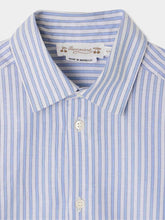 Load image into Gallery viewer, Aristote shirt with blue stripes
