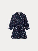 Load image into Gallery viewer, Milaine dress with Peter Pan collar in organic cotton twill
