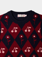 Load image into Gallery viewer, Maelle sleeveless sweater with cherries
