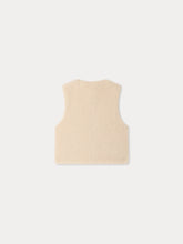 Load image into Gallery viewer, Maya reversible sleeveless faux fur jacket
