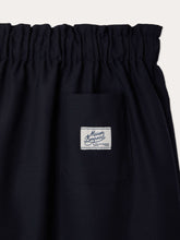 Load image into Gallery viewer, Minna navy skirt with multicoloured lacing
