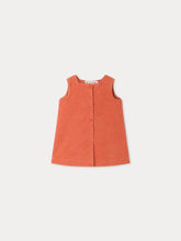 Load image into Gallery viewer, Jacquine baby dress in organic cotton velvet
