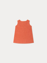 Load image into Gallery viewer, Jacquine baby dress in organic cotton velvet
