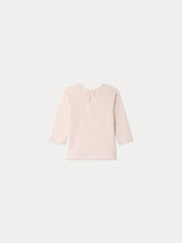 Load image into Gallery viewer, Tahsina baby t-shirt with flower print in organic cotton
