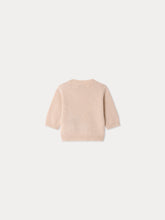 Load image into Gallery viewer, Almire baby jumper with embroidered bear in cashmere
