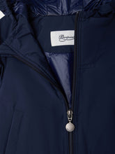 Load image into Gallery viewer, Mikey baby raincoat in navy
