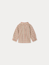 Load image into Gallery viewer, Gillo plaid baby shirt in organic cotton
