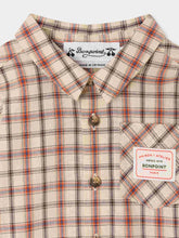 Load image into Gallery viewer, Gillo plaid baby shirt in organic cotton

