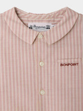 Load image into Gallery viewer, Boubou baby striped shirt in organic cotton
