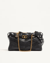Load image into Gallery viewer, Panthea Shoulder Bag In Nappa Leather With Chevron Pattern
