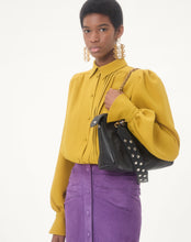 Load image into Gallery viewer, Panthea Shoulder Bag In Nappa Leather With Chevron Pattern
