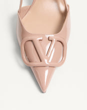 Load image into Gallery viewer, VLogo Signature Patent Leather Slingback Pump 80Mm
