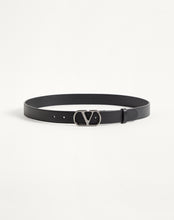 Load image into Gallery viewer, VLogo Signature Belt In Shiny Calfskin 30 Mm
