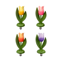 Load image into Gallery viewer, Seferî Storyteller Plate Charm - Tulip Garden - Set of 4
