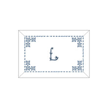 Load image into Gallery viewer, Seferî Flower Garden Boudoir Sham - Blue
