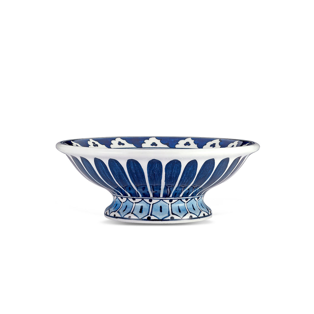 Iznik Tile Footed Bowl - Leaf