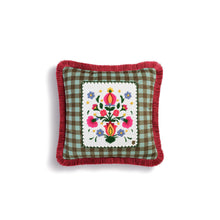 Load image into Gallery viewer, Seferî Caravan Decorative Cushion - Green

