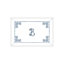 Load image into Gallery viewer, Seferî Flower Garden Boudoir Sham - Blue
