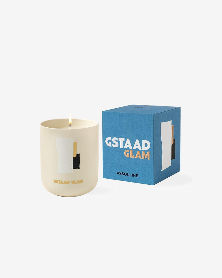 Gstaad Glam - Travel From Home Candle - ASSOULINE