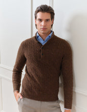 Load image into Gallery viewer, 100% ITALIAN CASHMERE CABLE SWEATER
