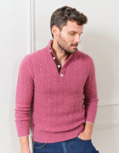 Load image into Gallery viewer, 100% ITALIAN CASHMERE CABLE SWEATER
