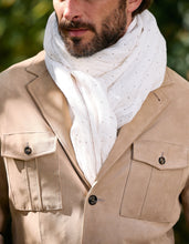 Load image into Gallery viewer, Polka Dot Linen Scarf
