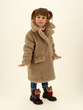 Load image into Gallery viewer, Lamb faux fur coat
