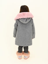 Load image into Gallery viewer, Embroidered velour cloth parka
