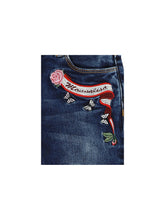 Load image into Gallery viewer, Five-pocket embroidered jeans
