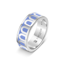 Load image into Gallery viewer, L&#39;Arc de DAVIDOR Ring MM, 18k White Gold with Lacquered Ceramic - DAVIDOR
