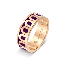 Load image into Gallery viewer, L&#39;Arc de DAVIDOR Ring MM, 18k Rose Gold with Lacquered Ceramic - DAVIDOR
