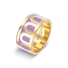 Load image into Gallery viewer, L&#39;Arc de DAVIDOR Ring GM, 18k Yellow Gold with Lacquered Ceramic - DAVIDOR
