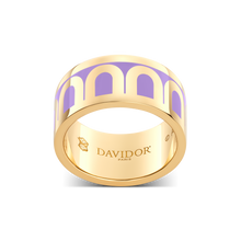 Load image into Gallery viewer, L&#39;Arc de DAVIDOR Ring GM, 18k Yellow Gold with Lacquered Ceramic - DAVIDOR
