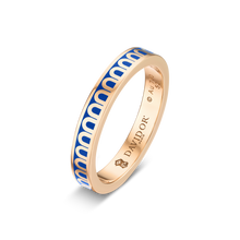 Load image into Gallery viewer, L&#39;Arc de DAVIDOR Ring PM, 18k Rose Gold with Lacquered Ceramic - DAVIDOR

