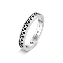 Load image into Gallery viewer, L&#39;Arc de DAVIDOR Ring PM, 18k White Gold with Lacquered Ceramic - DAVIDOR
