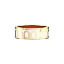 Load image into Gallery viewer, L&#39;Arc de DAVIDOR Ring MM, 18k Yellow Gold with Lacquered Ceramic - DAVIDOR
