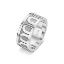 Load image into Gallery viewer, L&#39;Arc de DAVIDOR Ring GM, 18k White Gold with Satin Finish - DAVIDOR
