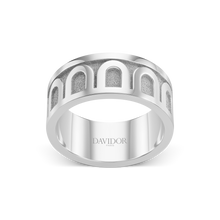 Load image into Gallery viewer, L&#39;Arc de DAVIDOR Ring GM, 18k White Gold with Satin Finish - DAVIDOR
