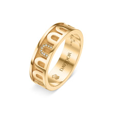 Load image into Gallery viewer, L’Arc de DAVIDOR Ring MM, 18k Yellow Gold with Satin Finish and Porta Simple Diamonds - DAVIDOR
