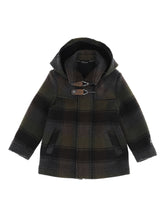 Load image into Gallery viewer, Check cloth coat
