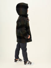 Load image into Gallery viewer, Check cloth coat
