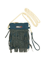 Load image into Gallery viewer, Shoulder Bag with Fringes and Studs
