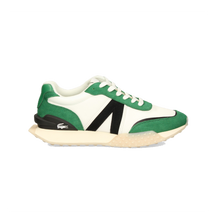 Load image into Gallery viewer, Lacoste L-Spin Deluxe Textile Accent Sneaker White/Black/Green Men 7-43SMA0066-082
