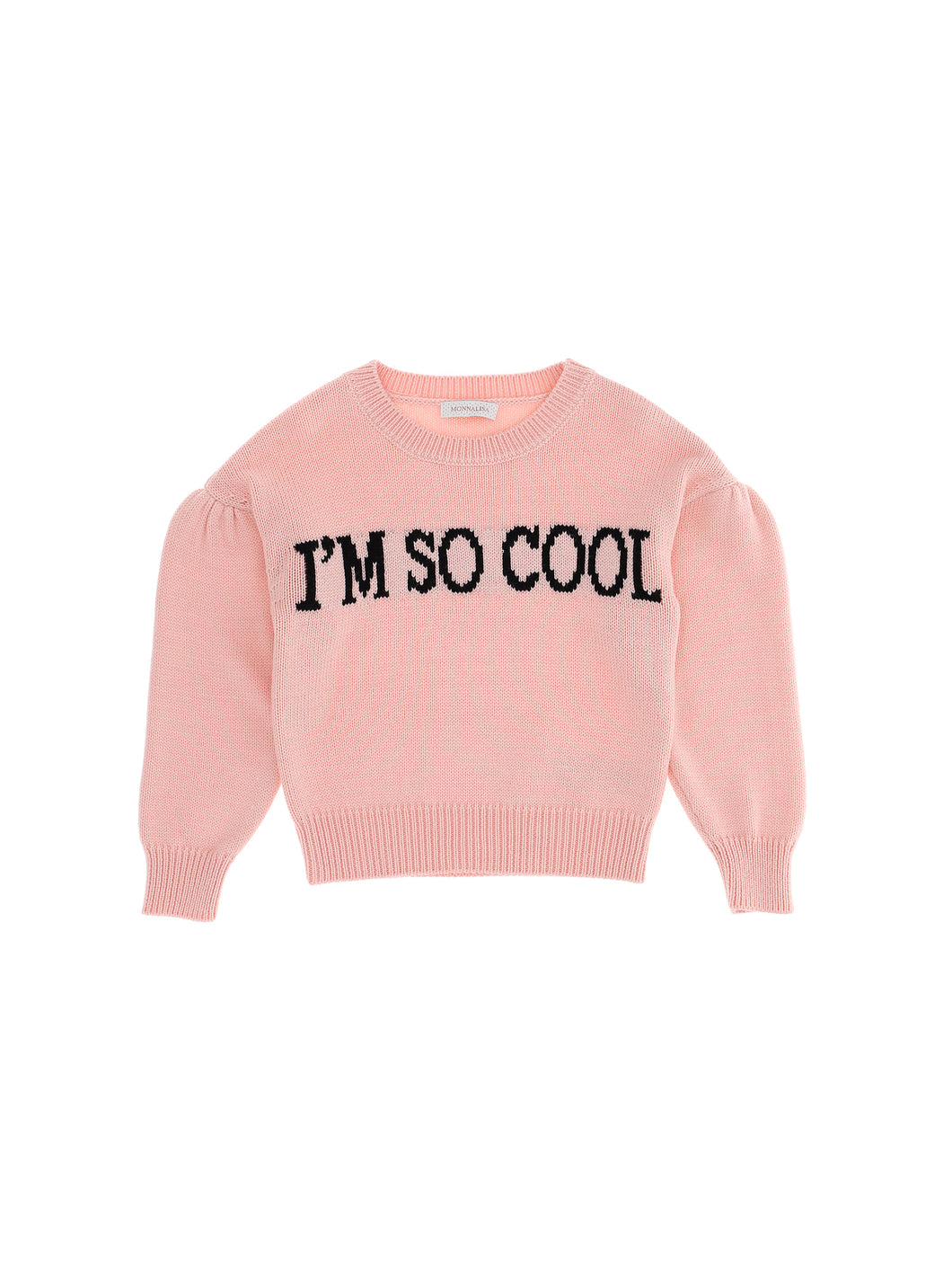 Inlay knit sweater