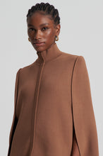 Load image into Gallery viewer, Crepe Knit Cape Spice
