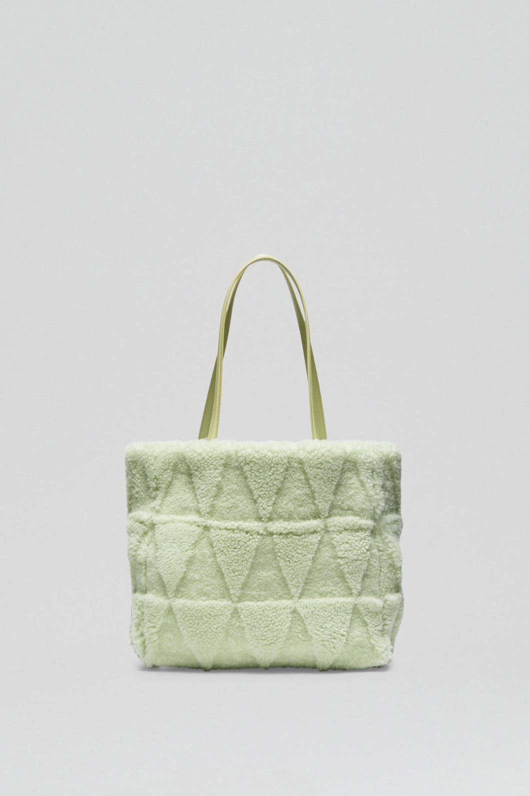 Shearling Tote Mint